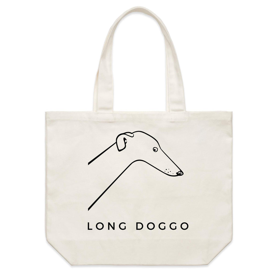 Long Doggo - Shoulder Canvas Tote Bag