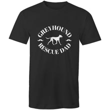 Load image into Gallery viewer, Greyhound Rescue Dad Moustache - Men&#39;s T-Shirt
