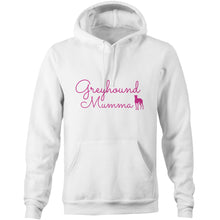 Load image into Gallery viewer, Greyhound Mumma Greyhound Silhouette - Pocket Hoodie Sweatshirt
