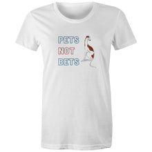 Load image into Gallery viewer, Pets Not Bets - Women&#39;s Classic T-Shirt
