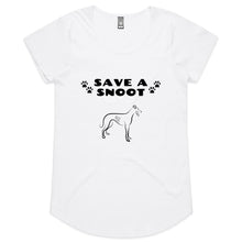 Load image into Gallery viewer, Save A Snoot - Women&#39;s Scoop Neck T-Shirt
