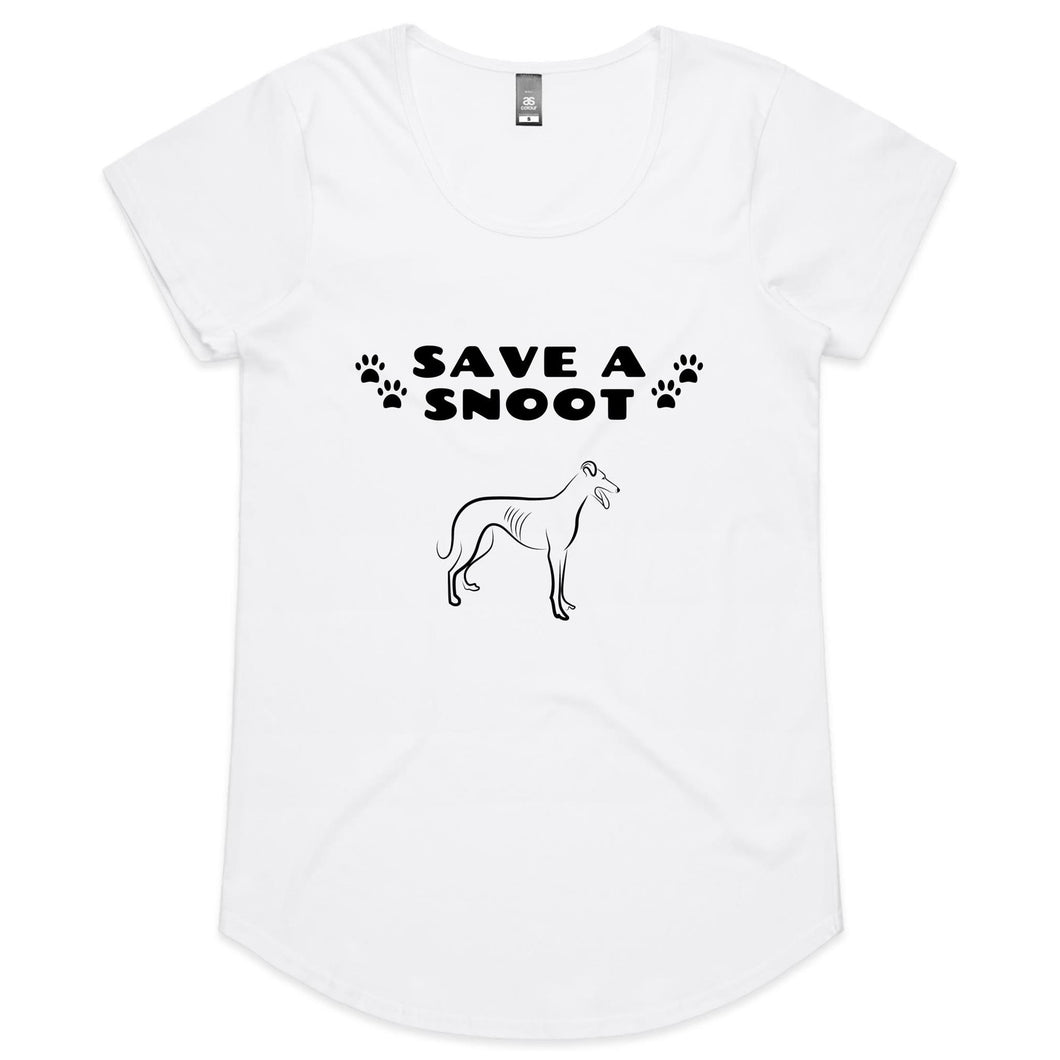 Save A Snoot - Women's Scoop Neck T-Shirt