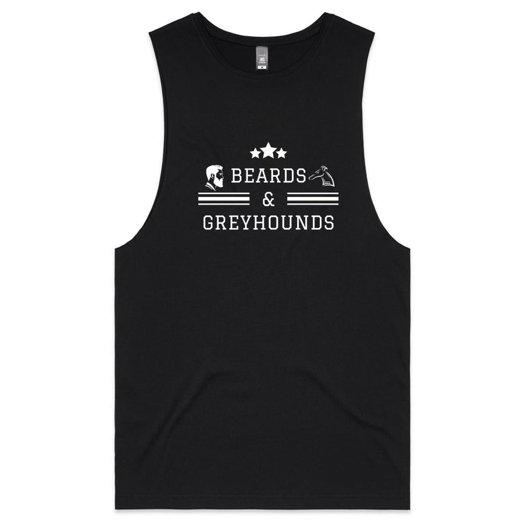 Beards and Greyhounds - Men's Tank Top Tee