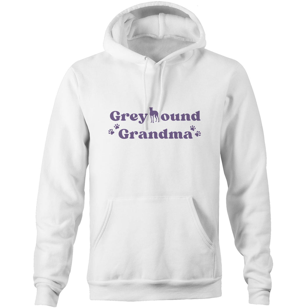 Greyhound Grandma - Pocket Hoodie Sweatshirt