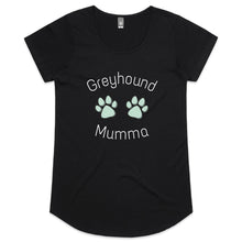 Load image into Gallery viewer, Greyhound Mumma - Women&#39;s Scoop Neck T-Shirt
