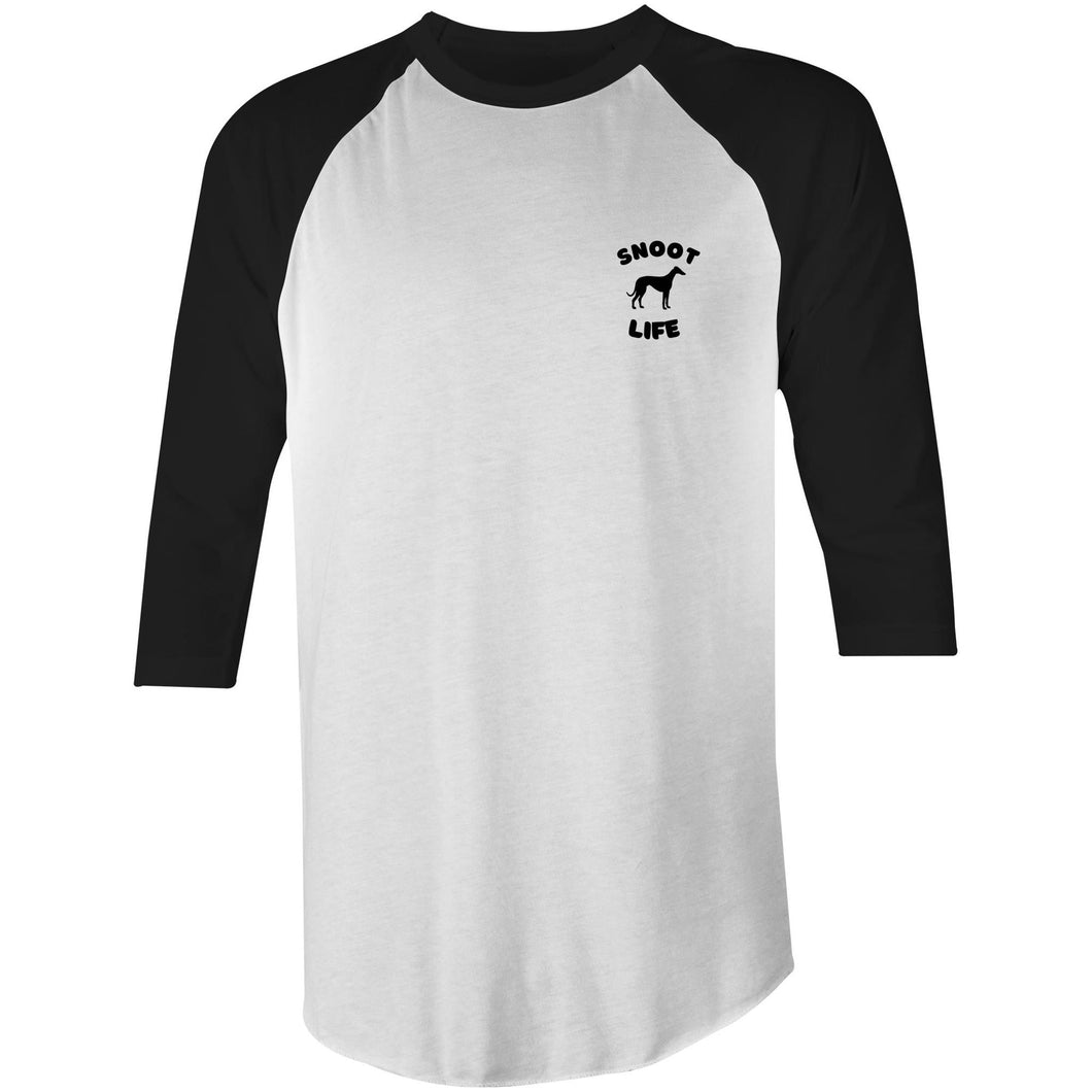 Snoot Life - 3/4 Sleeve Raglan T-Shirt