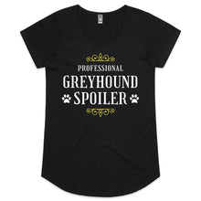 Load image into Gallery viewer, Professional Greyhound Spoiler - Women&#39;s Scoop Neck T-Shirt
