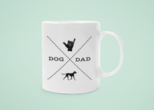 Load image into Gallery viewer, Dog Dad White Glossy Mug
