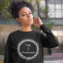 Load image into Gallery viewer, Yoga and Greyhounds - Crew Sweatshirt
