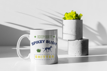 Load image into Gallery viewer, Spikey Bush Shitter - White Glossy Mug
