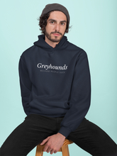 Load image into Gallery viewer, Greyhounds Because People Suck - Pocket Hoodie Sweatshirt
