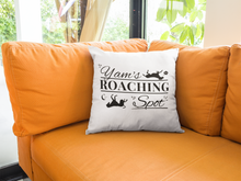 Load image into Gallery viewer, Yam&#39;s Roaching Spot - 100% Linen Cushion Cover
