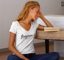 Load image into Gallery viewer, Greymum - Women&#39;s V-Neck T-Shirt
