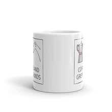 Load image into Gallery viewer, Coffee and Greyhounds White Glossy Mug
