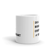 Load image into Gallery viewer, Don Boss Chief Greyhound Servant - White Glossy Mug
