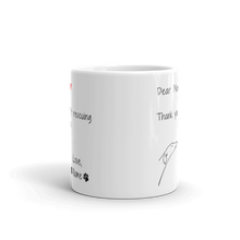 Load image into Gallery viewer, Dear Mum Thank You For Rescuing Me - Personalised White Glossy Mug
