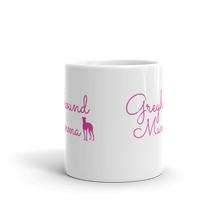 Load image into Gallery viewer, Greyhound Mumma Greyhound Silhouette - White Glossy Mug
