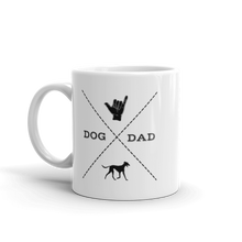 Load image into Gallery viewer, Dog Dad White Glossy Mug
