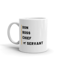 Load image into Gallery viewer, Don Boss Chief Greyhound Servant - White Glossy Mug
