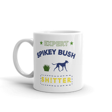 Load image into Gallery viewer, Spikey Bush Shitter - White Glossy Mug
