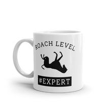 Load image into Gallery viewer, Roach Level #Expert - White Glossy Mug
