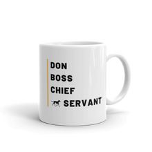 Load image into Gallery viewer, Don Boss Chief Greyhound Servant - White Glossy Mug
