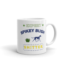 Load image into Gallery viewer, Spikey Bush Shitter - White Glossy Mug
