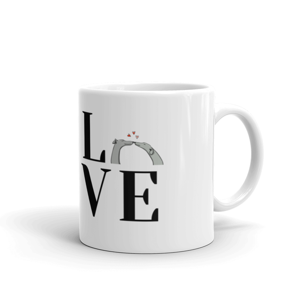 LOVE - White Glossy Mug