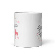 Load image into Gallery viewer, Greyhound Mum Pink Print - White Glossy Mug
